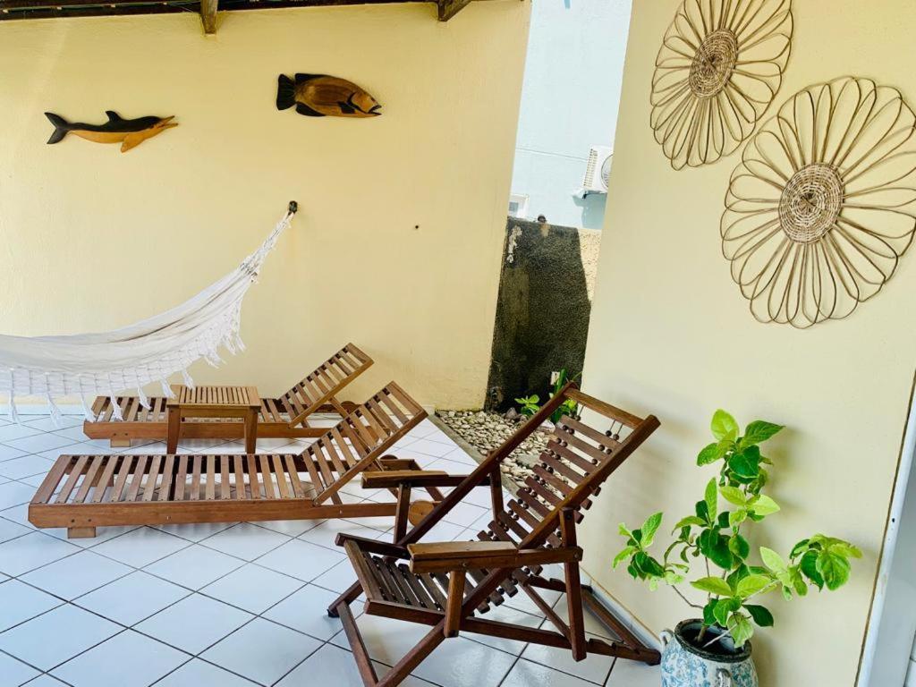 Casa Duplex Beira Mar Com Caseiro De Cortesia Em Maceio Экстерьер фото