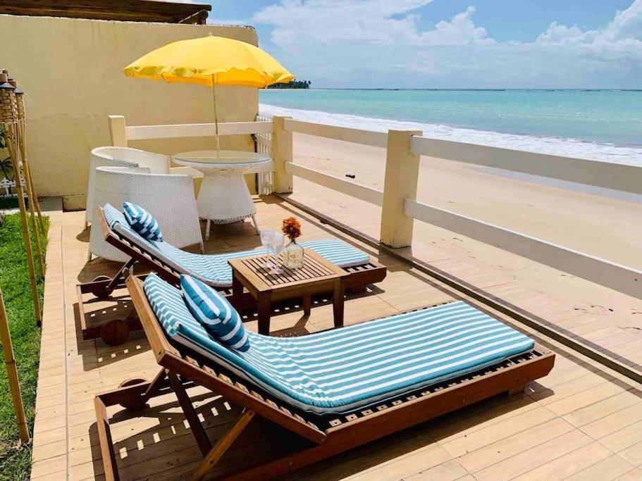 Casa Duplex Beira Mar Com Caseiro De Cortesia Em Maceio Экстерьер фото